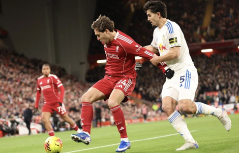 Liverpool bị Leeds United cầm hòa, cầu trường Anfield tiếc nuối