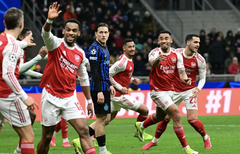 Quật ngã Inter Milan, Arsenal lập kỳ tích Champions League