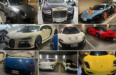 Đài Loan (Trung Quốc) đấu giá dàn siêu xe "thần thú" của tập đoàn Prince Group