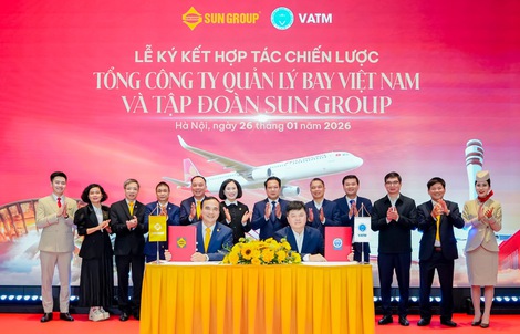 Sun Group "bắt tay" VATM: Hoàn thiện mảnh ghép quản lý bay trong hệ sinh thái hàng không