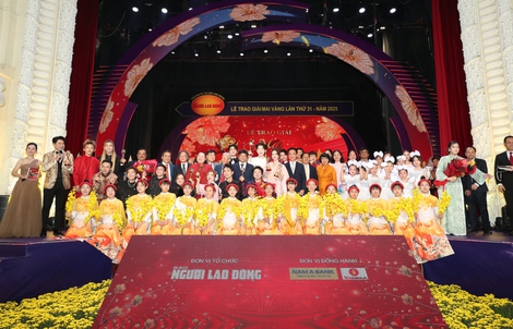 Toàn cảnh lễ trao Giải Mai Vàng lần thứ 31