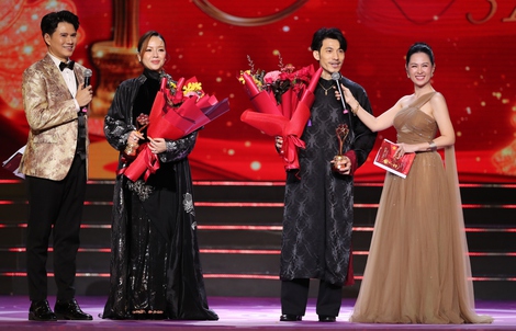 Liên Bỉnh Phát, Băng Di cảm ơn “người đặc biệt” khi đoạt giải Mai Vàng 31-2025