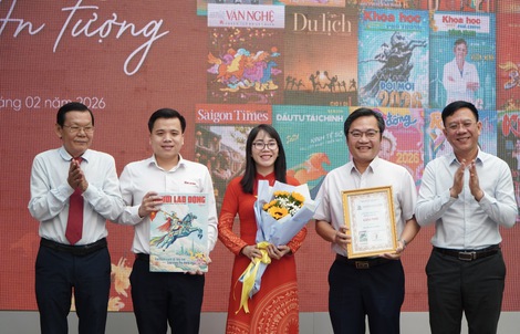 Báo Người Lao Động đoạt giải Nhì bìa Báo Xuân Bính Ngọ 2026