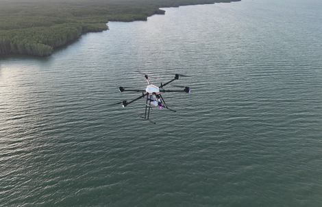 Tuyến giao hàng vượt biển đầu tiên bằng UAV ở Việt Nam