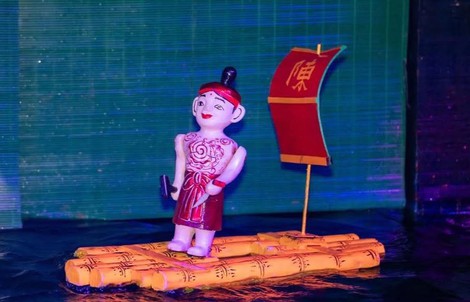 "Huyền sử Yết Kiêu" khai xuân tại Sân khấu Múa rối nước Rồng Phương Nam