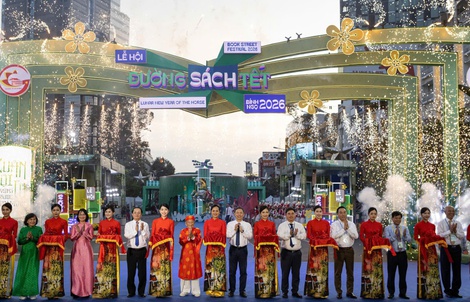 TPHCM khai mạc Đường sách Tết với quy mô chưa từng có