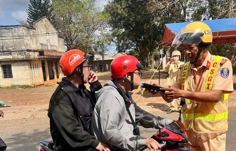 Sáng Mùng 1 Tết, Gia Lai xử lý 7 “ma men” vi phạm nồng độ cồn