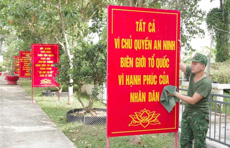 Ấm áp Xuân biên cương ở Tây Ninh