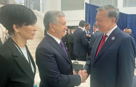 Tổng Bí thư gặp lãnh đạo các nước nhân dịp dự cuộc họp Hội đồng Hòa bình về Gaza