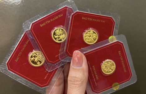 Rộ trào lưu mua vàng mini 0,1 chỉ dịp Thần Tài