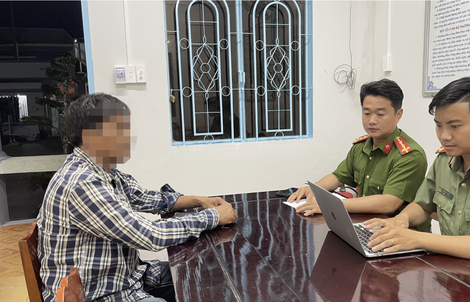 Lập biên bản đối tượng xúc phạm nhân phẩm chỉ huy công an xã