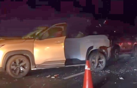 Tai nạn liên hoàn 5 xe trên tuyến cao tốc Phan Thiết – Dầu Giây