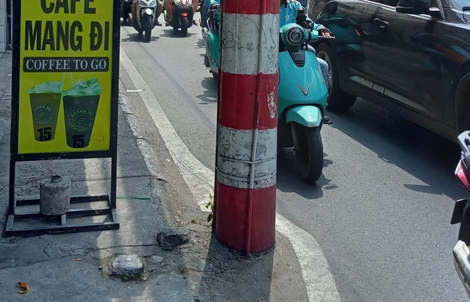 Mối nguy từ trụ điện dưới đường