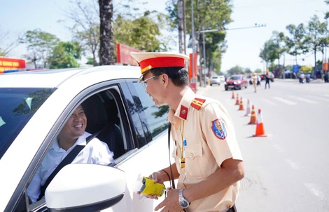 Đồng Nai xử lý gần 700 trường hợp vi phạm nồng độ cồn dịp Tết