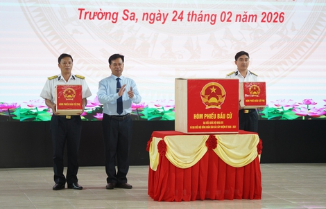 Đặc khu Trường Sa có 21 khu vực bỏ phiếu bầu cử