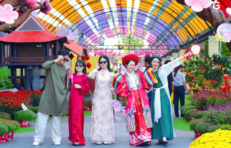 Dòng người đổ về GIGAMALL du xuân, khu game công nghệ trở thành tâm điểm giải trí đầu năm