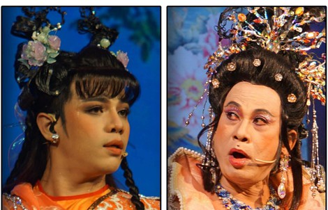 Chí Linh, Hoàng Hải hóa thân vai nữ, tạo tiếng cười duyên dáng trong vở "Kim Ngọc Lương Duyên"