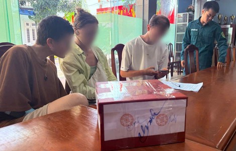 Phát hiện nhóm người nước ngoài đang làm điều trái phép ở biển Đà Nẵng