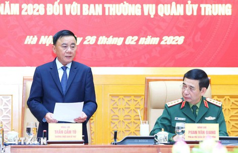 Công bố quyết định kiểm tra, giám sát của Bộ Chính trị, Ban Bí thư đối với Ban Thường vụ Quân ủy TƯ