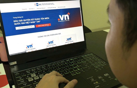 Việt Nam lần đầu tiên đấu giá 50 tên miền ".vn" với giá khởi điểm 10.000.000 đồng/tên miền