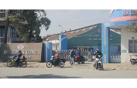 Công ty CP Đồ hộp Hạ Long vẫn dừng hoạt động sản xuất
