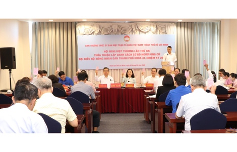 TPHCM lập danh sách sơ bộ 60 người ứng cử đại biểu QH, 221 người ứng cử đại biểu HĐND thành phố