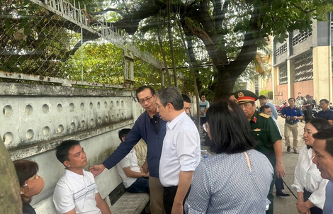 Vụ cháy 3 người tử vong: Phó Bí thư Thành ủy TPHCM Nguyễn Phước Lộc chia buồn với gia đình nạn nhân