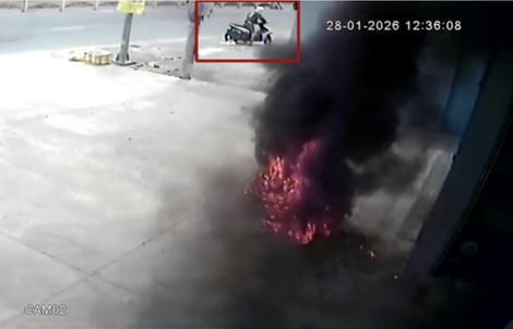 Cần Thơ: Khởi tố người đàn ông ném bom xăng gây cháy ô tô tải