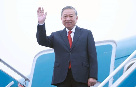 Tổng Bí thư Tô Lâm lên đường thăm cấp Nhà nước tới Lào