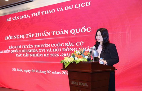 1.022 đại biểu dự Hội nghị tập huấn toàn quốc báo chí tuyên truyền cuộc bầu cử đại biểu Quốc hội