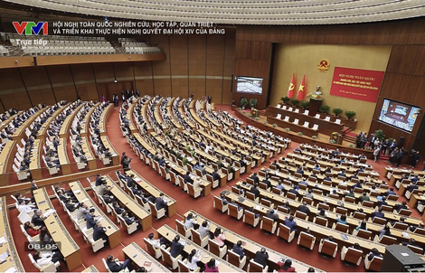Tổng Bí thư dự Hội nghị toàn quốc học tập, quán triệt và triển khai Nghị quyết Đại hội XIV của Đảng