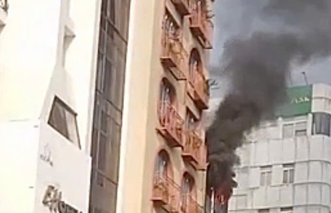 Cháy nhà 5 tầng ở trung tâm TPHCM vào sáng nay