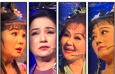 Võ Minh Lâm hội ngộ 4 cô đào trong vở "Gánh cải Trạng Nguyên"