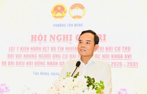 Cử tri tín nhiệm 100%, giới thiệu ông Trần Lưu Quang ứng cử đại biểu Quốc hội