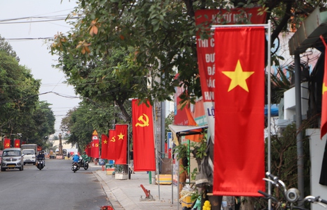 Phường Tam Bình ở TPHCM rợp bóng cờ Tổ quốc