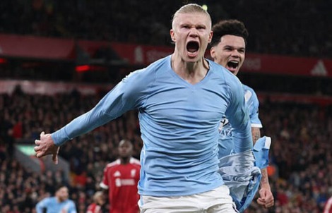 Hạ Liverpool, cả Haaland lẫn Man City cùng đi vào lịch sử