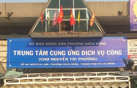 Phường Diên Hồng lên tiếng về vụ "đổi tên chợ Nguyễn Tri Phương"
