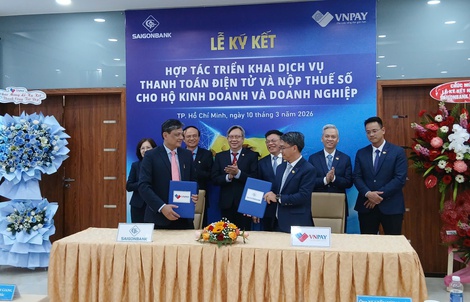 SAIGONBANK và VNPAY ra mắt dịch vụ thanh toán điện tử và nộp thuế số