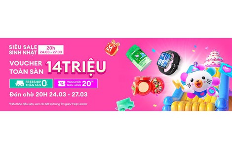 Lazada khởi động “siêu sale sinh nhật”: Bùng nổ deal hời, thỏa sức mua sắm toàn cầu