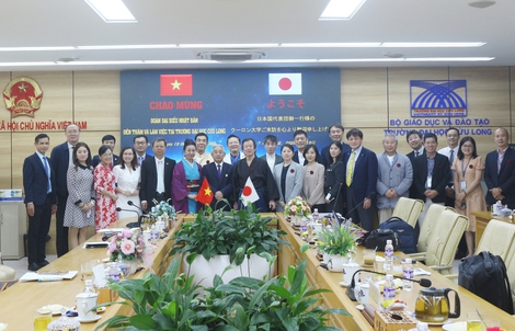 Trường Đại học Cửu Long đẩy mạnh hợp tác với các đối tác tại Nhật Bản
