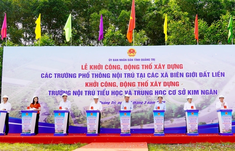 Hơn 2.300 tỉ đồng xây 11 trường nội trú liên cấp ở biên giới Quảng Trị