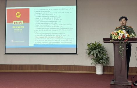 Tuyên truyền kiến thức pháp luật cho HLV, VĐV tại Trung tâm Huấn luyện thể thao Quốc gia