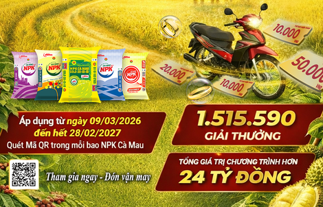 Phân Bón Cà Mau khởi động chương trình "Mùa Vàng Thắng Lớn 2026"
