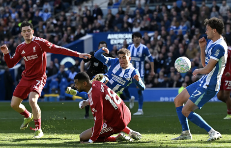 "Lão tướng" Welbeck lập công, Brighton quật ngã Liverpool