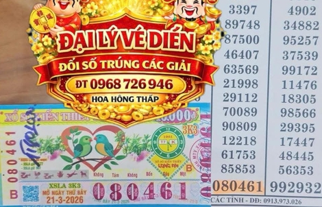 Xổ số miền Nam: Sáng 22-3, lộ diện nhiều người trúng thưởng vé số của 2 đài