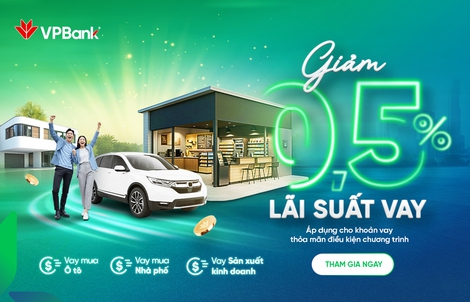 VPBank ưu đãi lãi suất cho vay từ việc duy trì số dư tài khoản thanh toán
