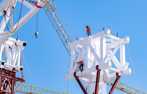 Cận cảnh nhà ga mới sân bay Phú Quốc bắt đầu lắp mái