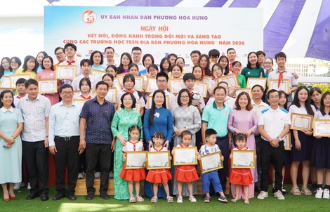 Ngày hội giúp phụ huynh chọn trường cho con tại phường Hòa Hưng, TPHCM