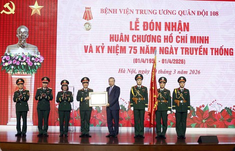 Tổng Bí thư Tô Lâm trao Huân chương Hồ Chí Minh tặng Bệnh viện Trung ương Quân đội 108