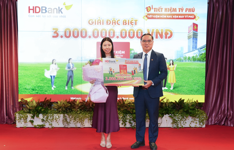 HDBank trao giải “Tiết kiệm Tỷ phú”: Nhân bội niềm vui từ những giá trị tích lũy